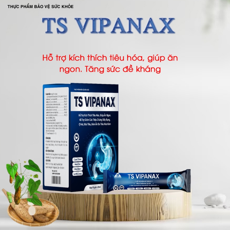 TS Vipanax - Hỗ trợ kích thích tiêu hóa, giúp ăn ngon - 10gói