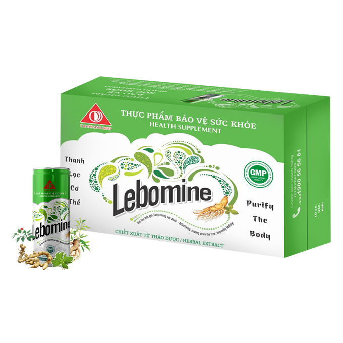 Lebomine (1 thùng 24 lon)  - Thực phẩm bảo vệ sức khỏe