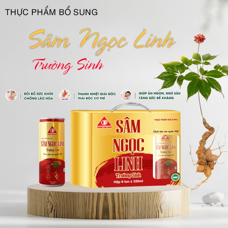 Nước Sâm Ngọc Linh Lốc 6 Lon